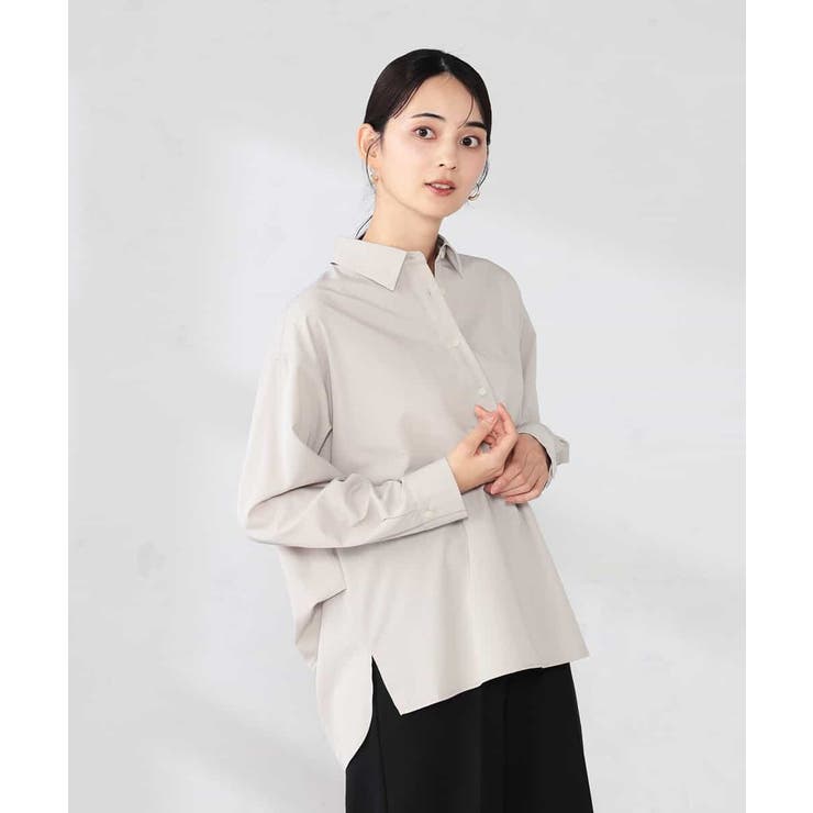 【防シワ】スキッパーシャツ | a.v.v【WOMEN】 | 詳細画像30 