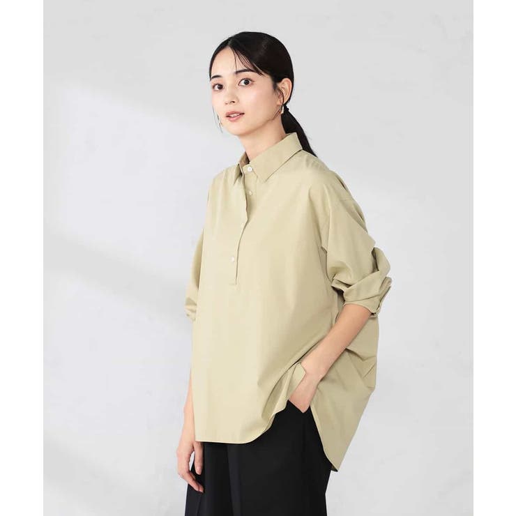 【防シワ】スキッパーシャツ | a.v.v【WOMEN】 | 詳細画像5 