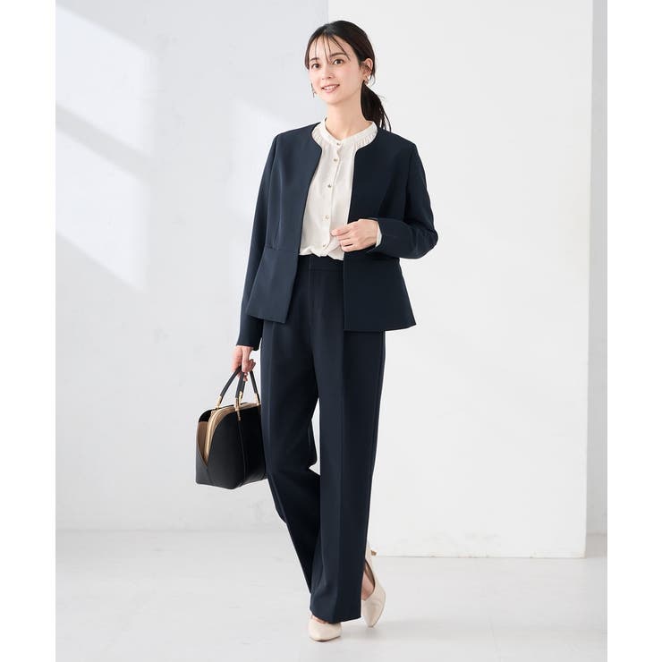 【洗える】サテンギャザーブラウス | a.v.v【WOMEN】 | 詳細画像24 