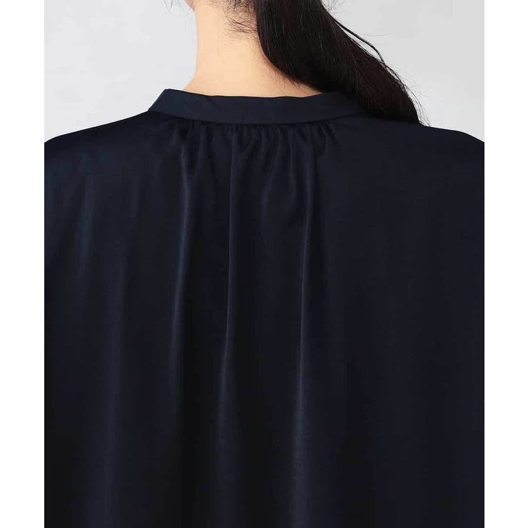 【洗える】サテンギャザーブラウス | a.v.v【WOMEN】 | 詳細画像29 