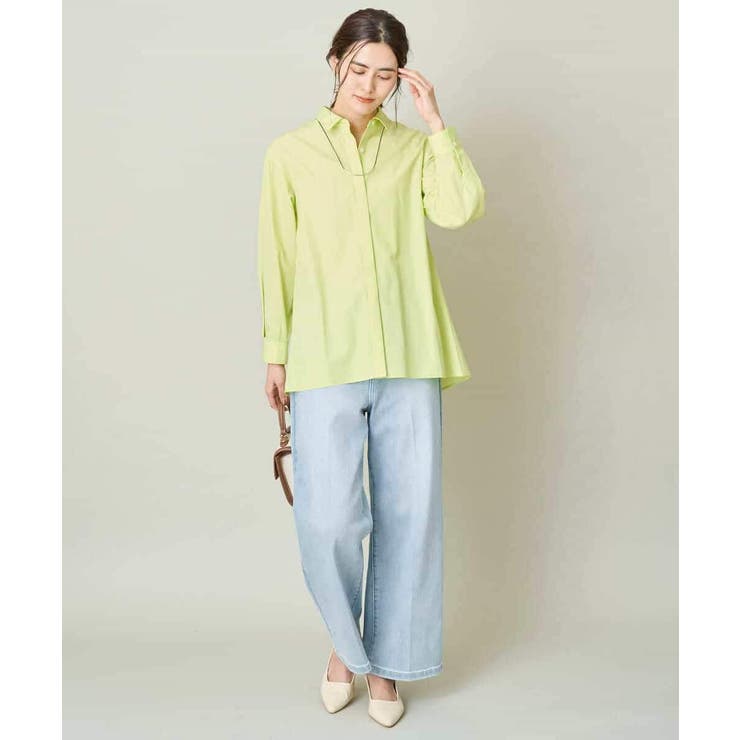 バックタックフレアシャツ | a.v.v【WOMEN】 | 詳細画像14 