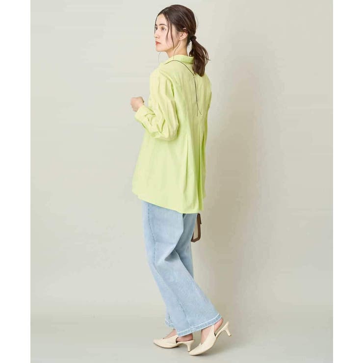 バックタックフレアシャツ | a.v.v【WOMEN】 | 詳細画像17 