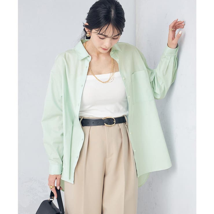 コットンベーシックシャツ | a.v.v【WOMEN】 | 詳細画像1 