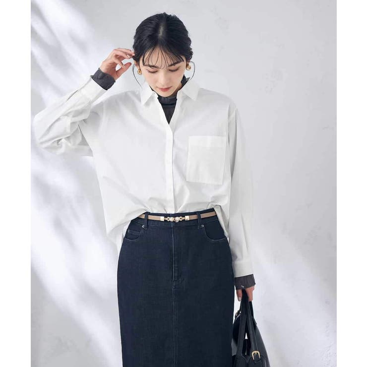 コットンベーシックシャツ | a.v.v【WOMEN】 | 詳細画像22 