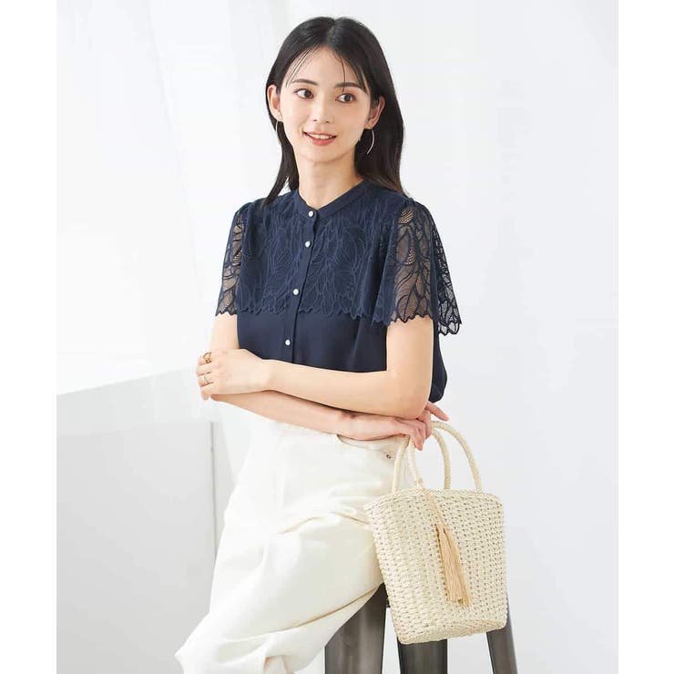 レースヨークブラウス | a.v.v【WOMEN】 | 詳細画像15 