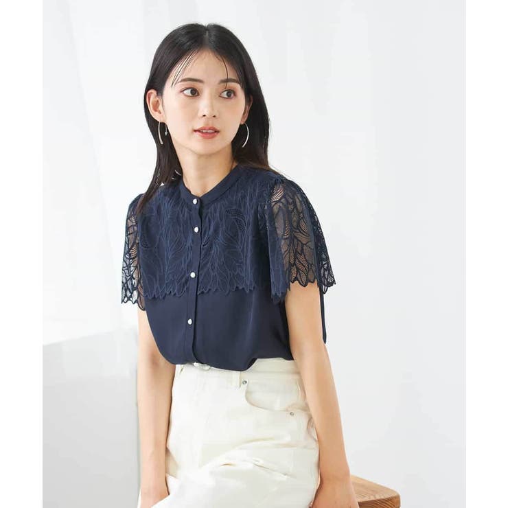 レースヨークブラウス | a.v.v【WOMEN】 | 詳細画像16 