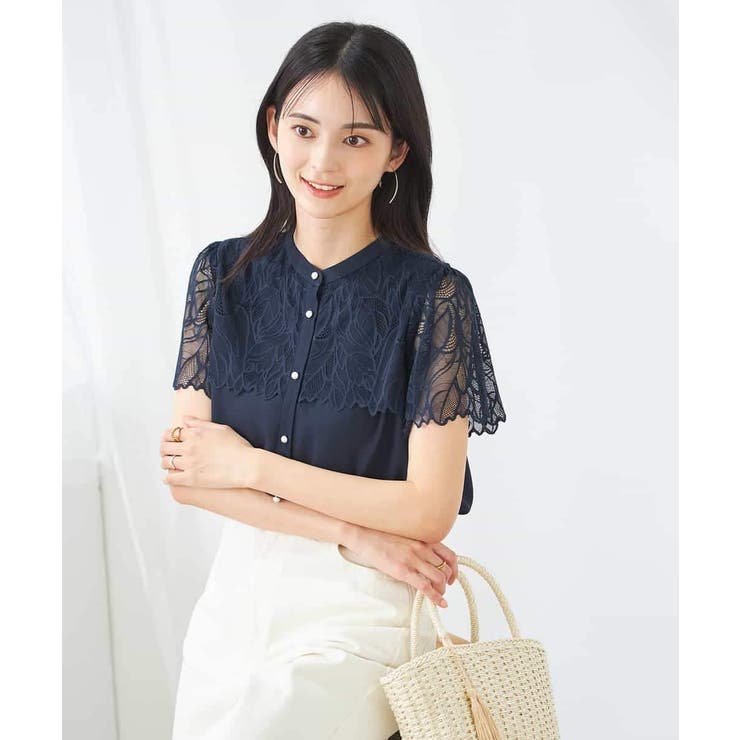 レースヨークブラウス | a.v.v【WOMEN】 | 詳細画像18 