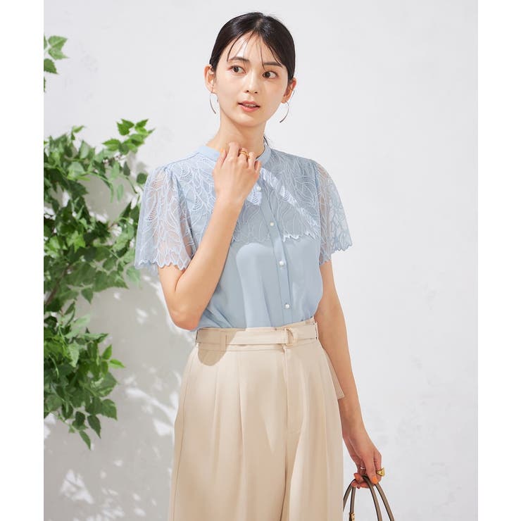 レースヨークブラウス | a.v.v【WOMEN】 | 詳細画像2 