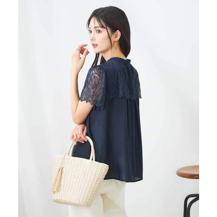 レースヨークブラウス | a.v.v【WOMEN】 | 詳細画像22 