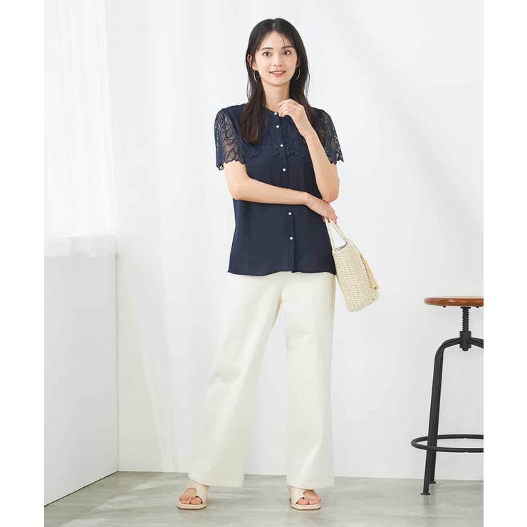 レースヨークブラウス | a.v.v【WOMEN】 | 詳細画像24 