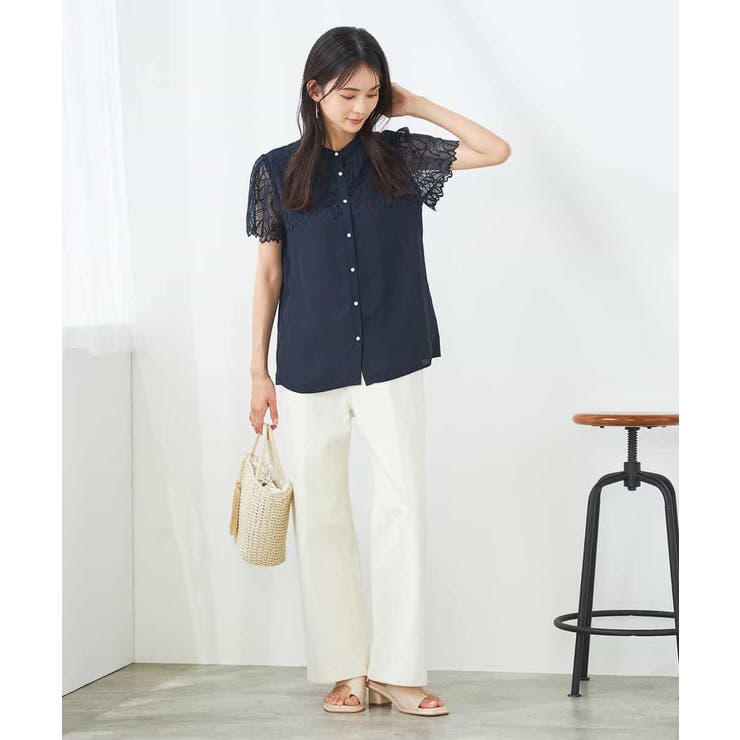 レースヨークブラウス | a.v.v【WOMEN】 | 詳細画像25 