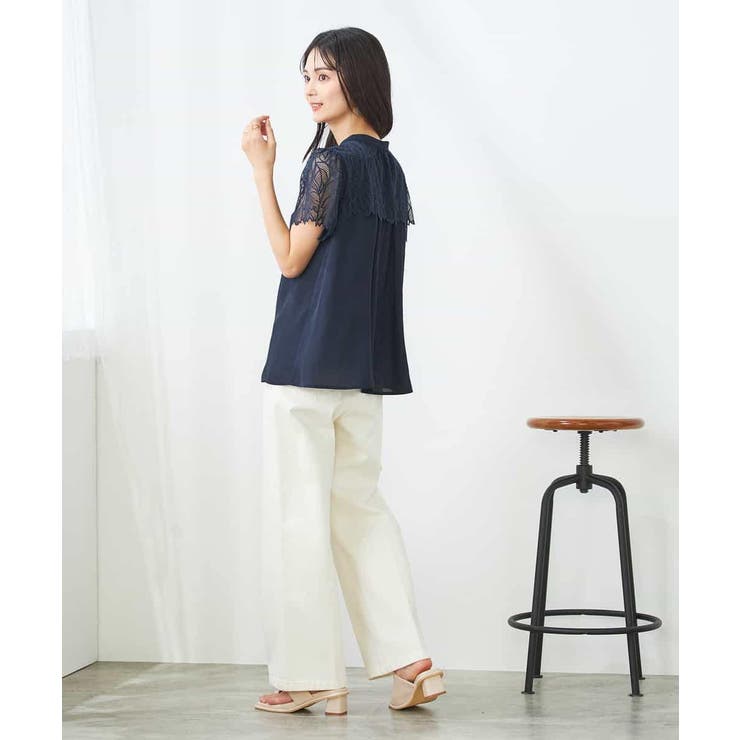 レースヨークブラウス | a.v.v【WOMEN】 | 詳細画像27 