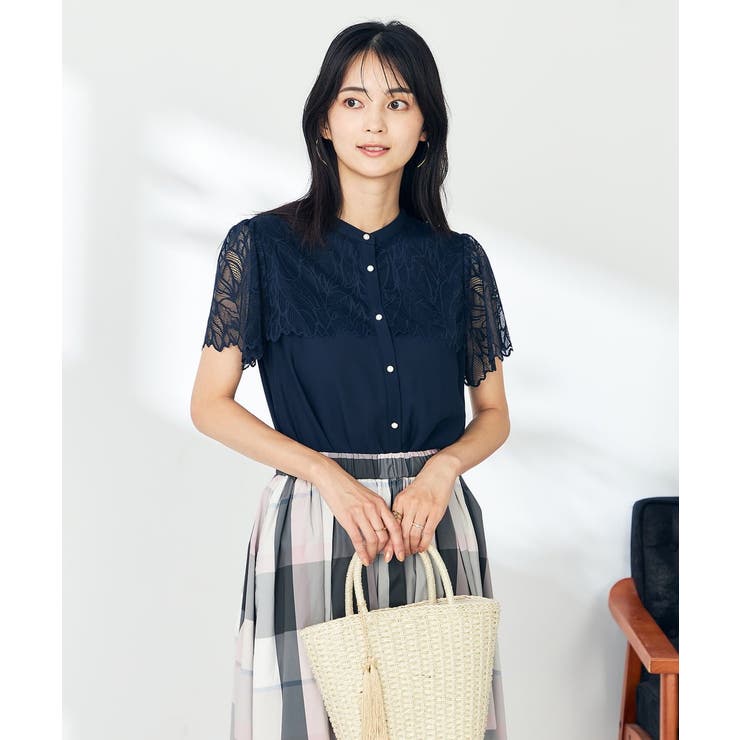 レースヨークブラウス | a.v.v【WOMEN】 | 詳細画像28 