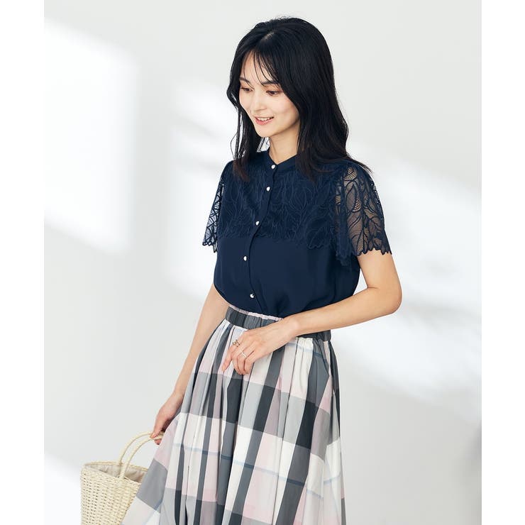 レースヨークブラウス | a.v.v【WOMEN】 | 詳細画像29 