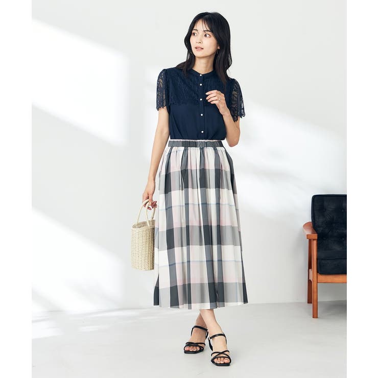 レースヨークブラウス | a.v.v【WOMEN】 | 詳細画像31 