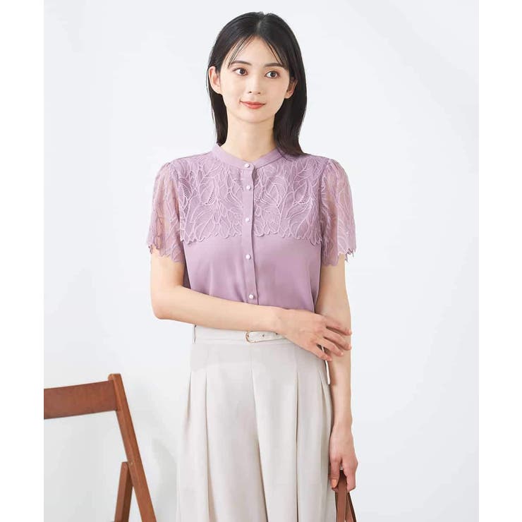 レースヨークブラウス | a.v.v【WOMEN】 | 詳細画像33 