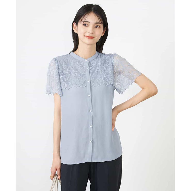 レースヨークブラウス | a.v.v【WOMEN】 | 詳細画像7 