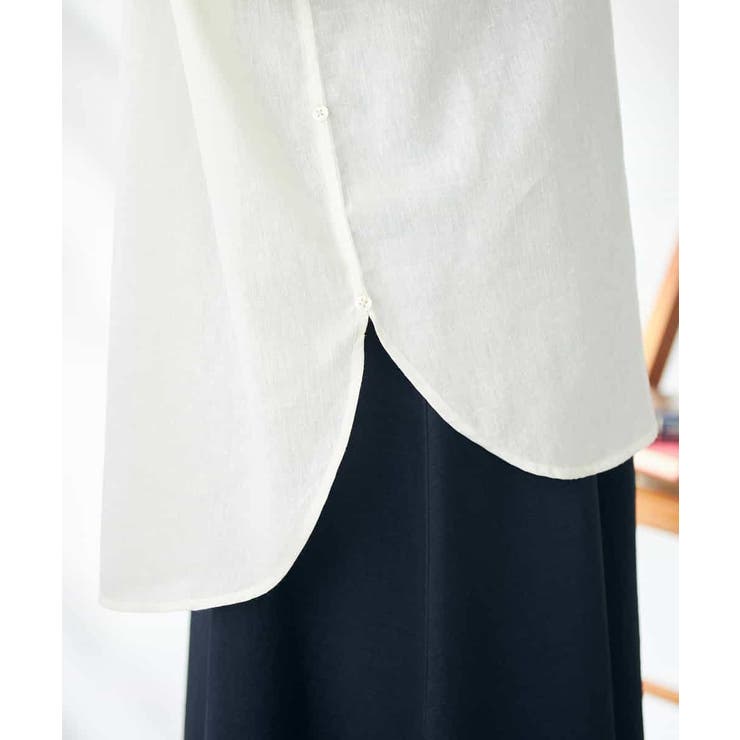 【マルチウェイ】リネン混ベーシックシャツ | a.v.v【WOMEN】 | 詳細画像19 