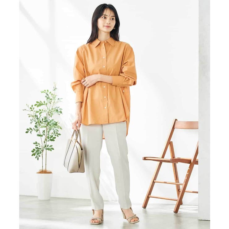 【マルチウェイ】リネン混ベーシックシャツ | a.v.v【WOMEN】 | 詳細画像28 