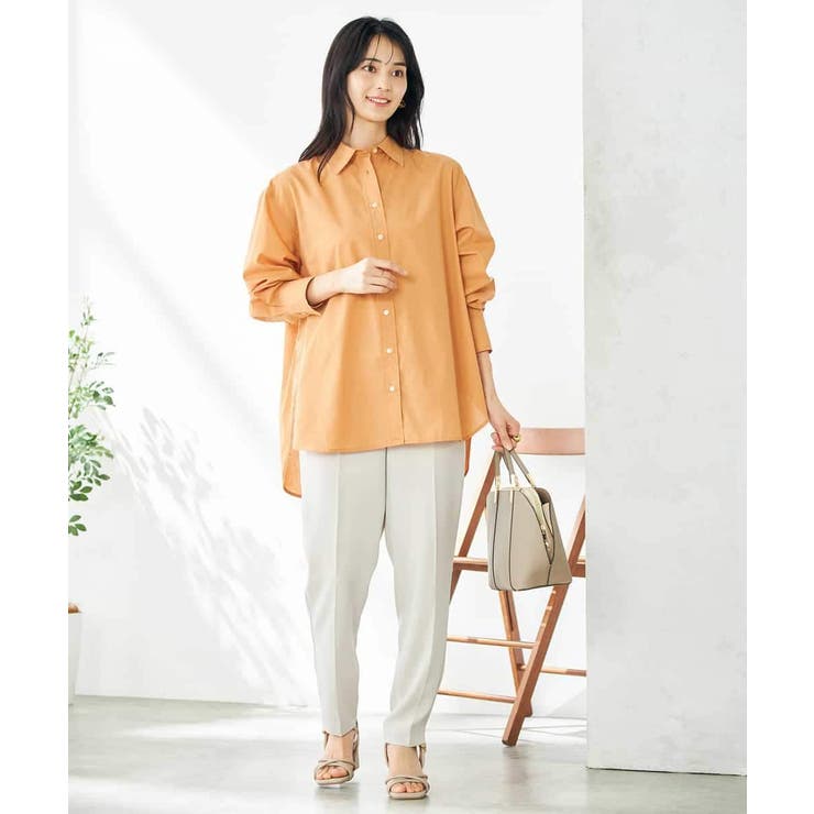 【マルチウェイ】リネン混ベーシックシャツ | a.v.v【WOMEN】 | 詳細画像30 