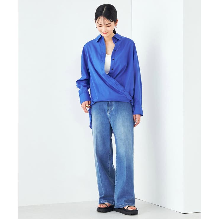 【マルチウェイ】リネン混ベーシックシャツ | a.v.v【WOMEN】 | 詳細画像33 