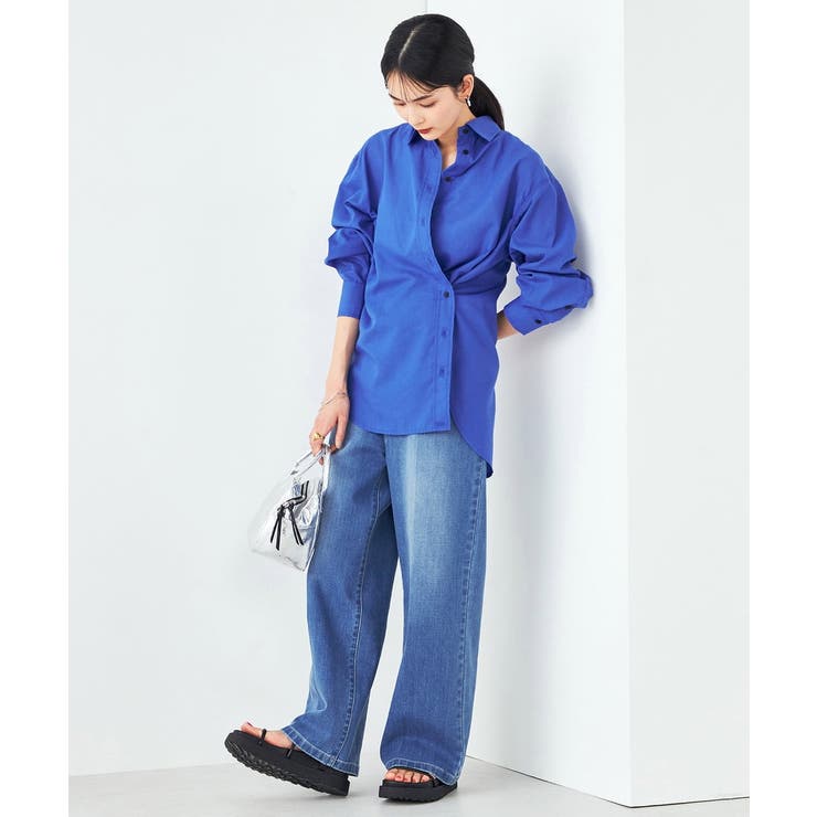 【マルチウェイ】リネン混ベーシックシャツ | a.v.v【WOMEN】 | 詳細画像38 