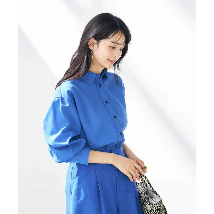 【マルチウェイ】リネン混ベーシックシャツ | a.v.v【WOMEN】 | 詳細画像41 