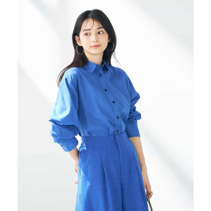 【マルチウェイ】リネン混ベーシックシャツ | a.v.v【WOMEN】 | 詳細画像42 