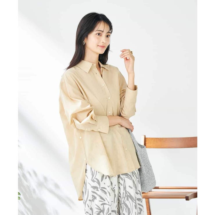 【マルチウェイ】リネン混ベーシックシャツ | a.v.v【WOMEN】 | 詳細画像47 