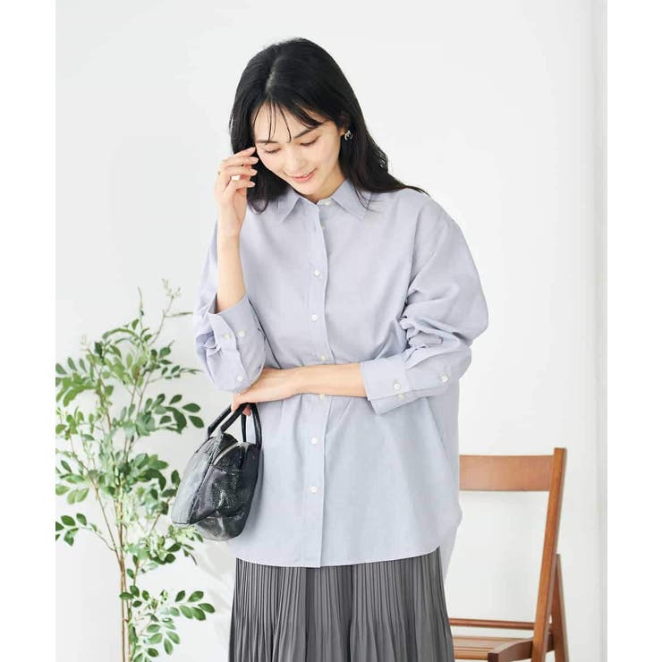 【マルチウェイ】リネン混ベーシックシャツ | a.v.v【WOMEN】 | 詳細画像52 