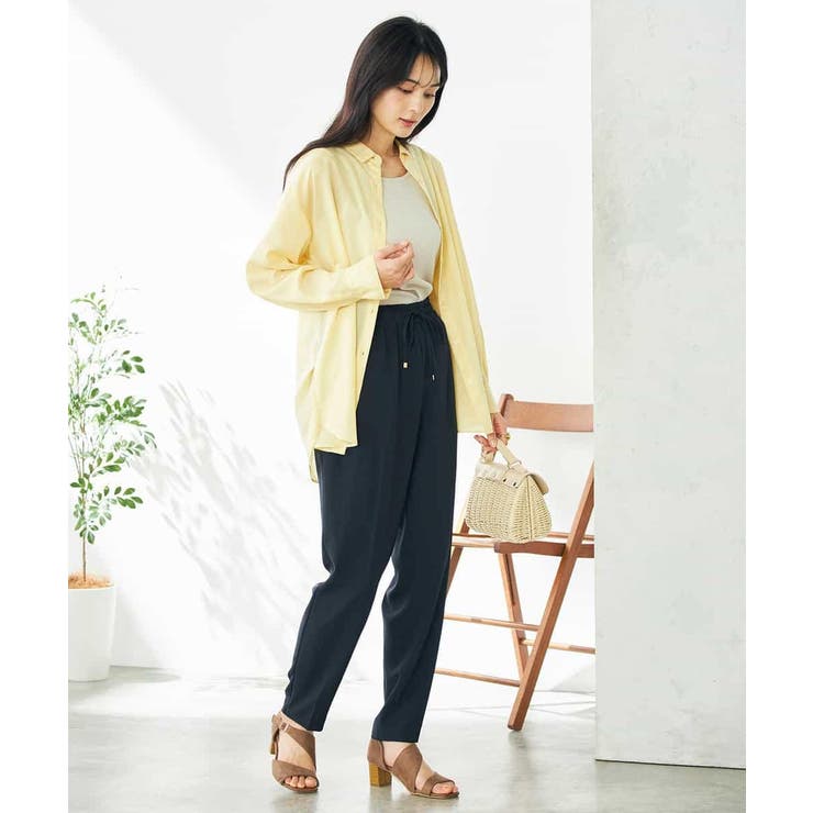 【洗える/イージーケア/接触冷感/毛玉になりにくい】バックタックシアーシャツ | a.v.v【WOMEN】 | 詳細画像13 