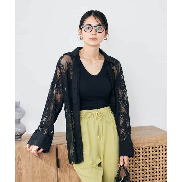 レースシャツ | a.v.v【WOMEN】 | 詳細画像10 