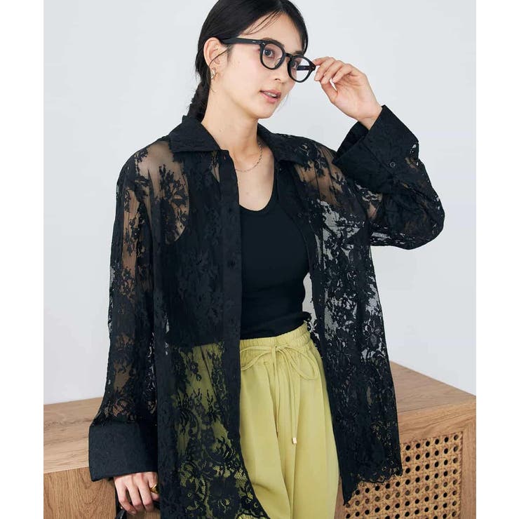 レースシャツ | a.v.v【WOMEN】 | 詳細画像12 