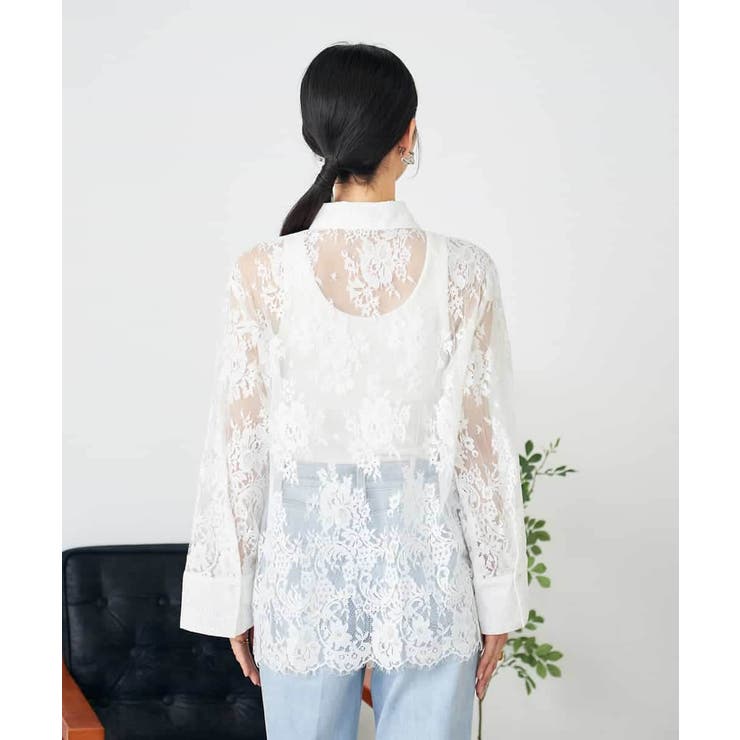 レースシャツ | a.v.v【WOMEN】 | 詳細画像21 