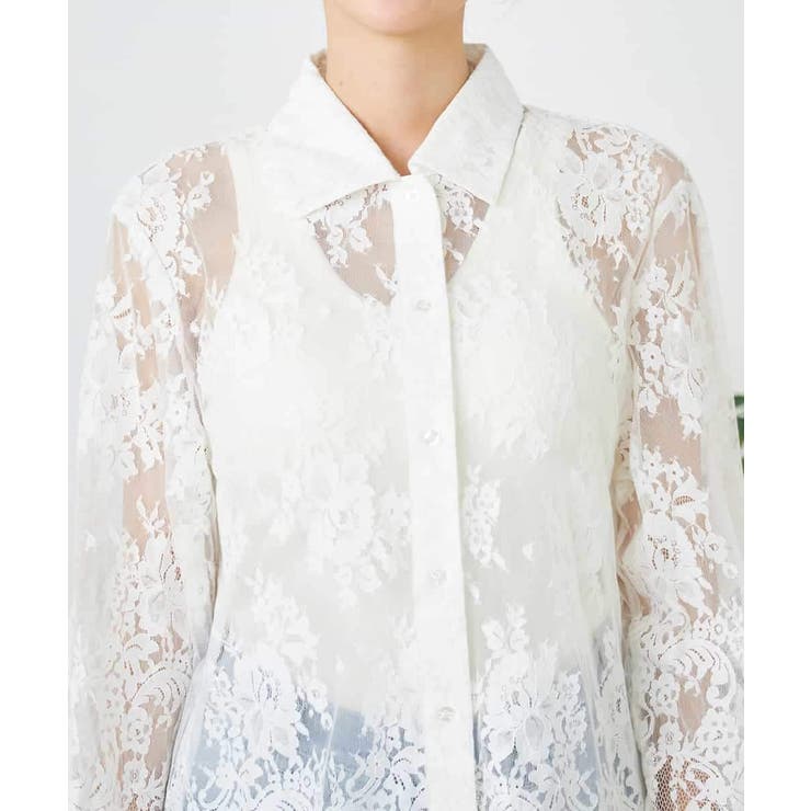 レースシャツ | a.v.v【WOMEN】 | 詳細画像22 