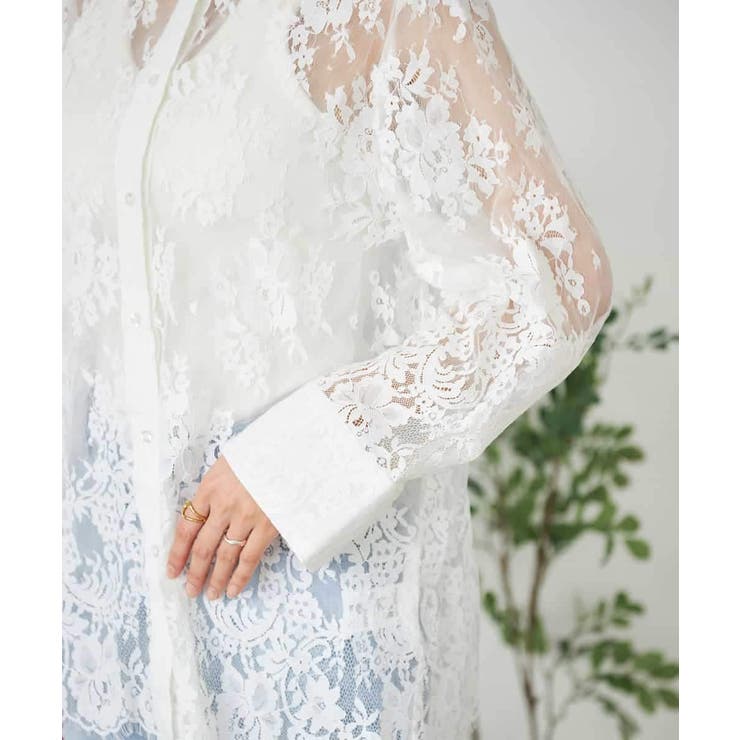 レースシャツ | a.v.v【WOMEN】 | 詳細画像23 