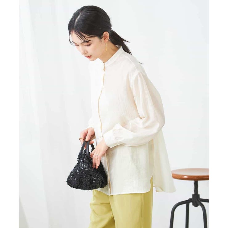 シアー楊柳ブラウス | a.v.v【WOMEN】 | 詳細画像12 