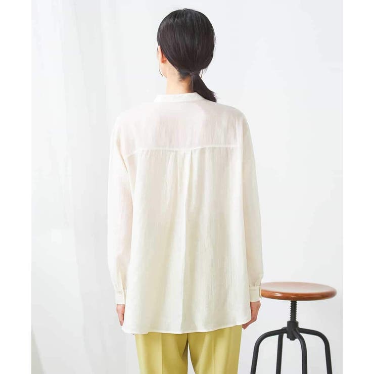 シアー楊柳ブラウス | a.v.v【WOMEN】 | 詳細画像7 