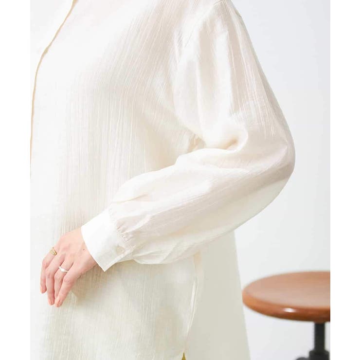 シアー楊柳ブラウス | a.v.v【WOMEN】 | 詳細画像9 