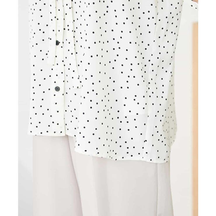 フリルネックボウタイブラウス | a.v.v【WOMEN】 | 詳細画像22 