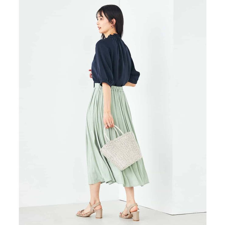 フリルネックボウタイブラウス | a.v.v【WOMEN】 | 詳細画像7 