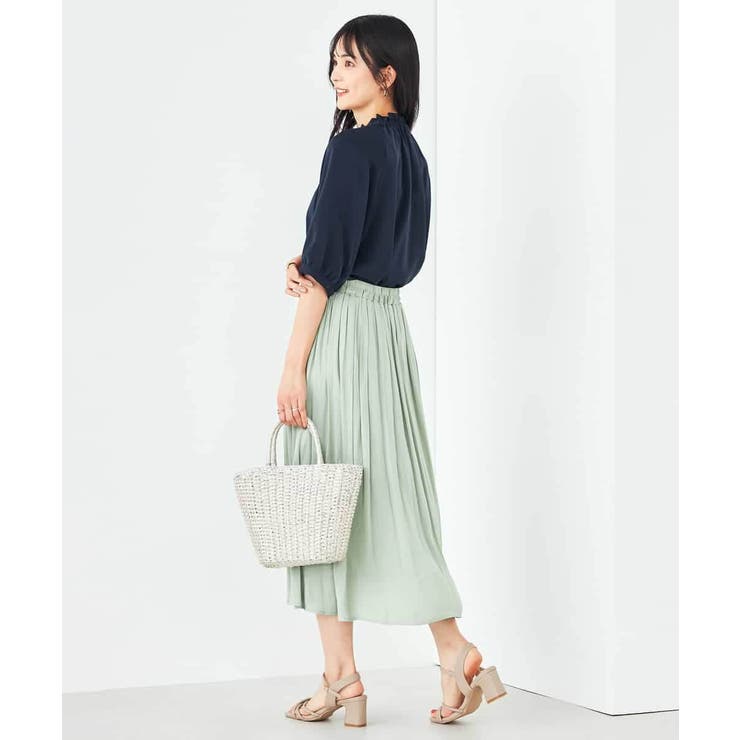 フリルネックボウタイブラウス | a.v.v【WOMEN】 | 詳細画像8 