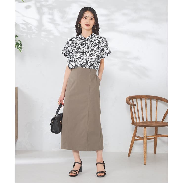 花柄ギャザーブラウス | a.v.v【WOMEN】 | 詳細画像12 