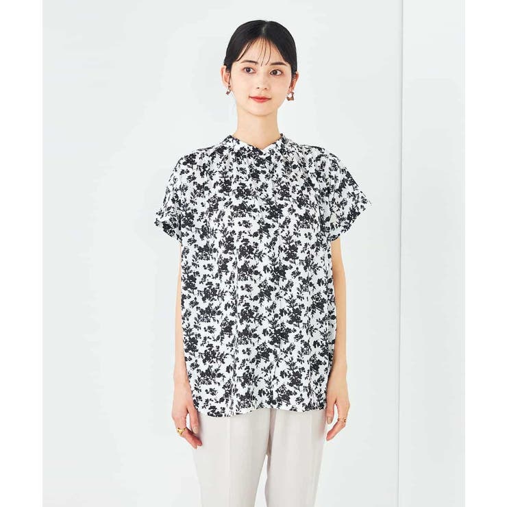 花柄ギャザーブラウス | a.v.v【WOMEN】 | 詳細画像14 
