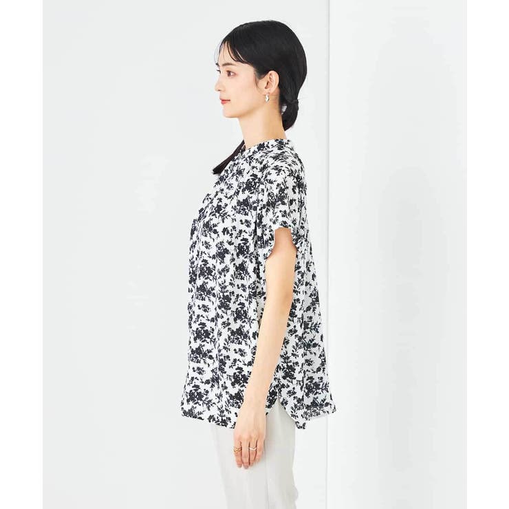 花柄ギャザーブラウス | a.v.v【WOMEN】 | 詳細画像15 