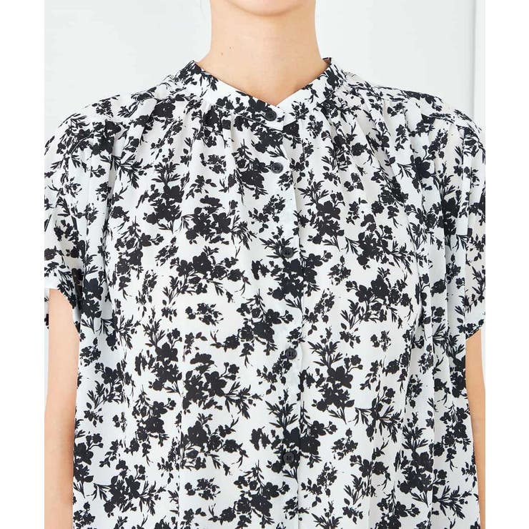 花柄ギャザーブラウス | a.v.v【WOMEN】 | 詳細画像17 