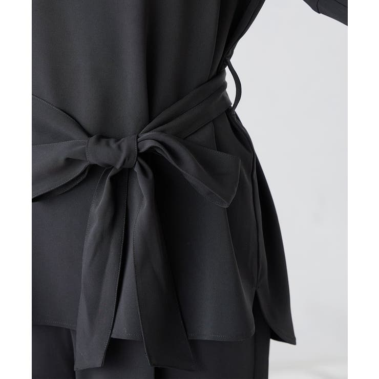 ［支持率NO.1/接触冷感/速乾/UVカット/イージーケア］浅Vネックブラウス | a.v.v【WOMEN】 | 詳細画像30 