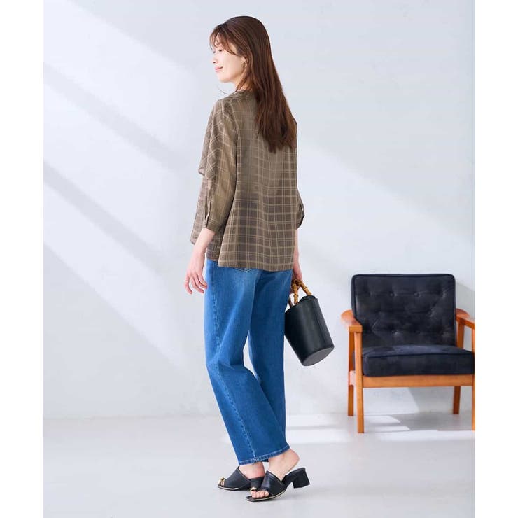 ケープ風シアーブラウス | a.v.v【WOMEN】 | 詳細画像19 