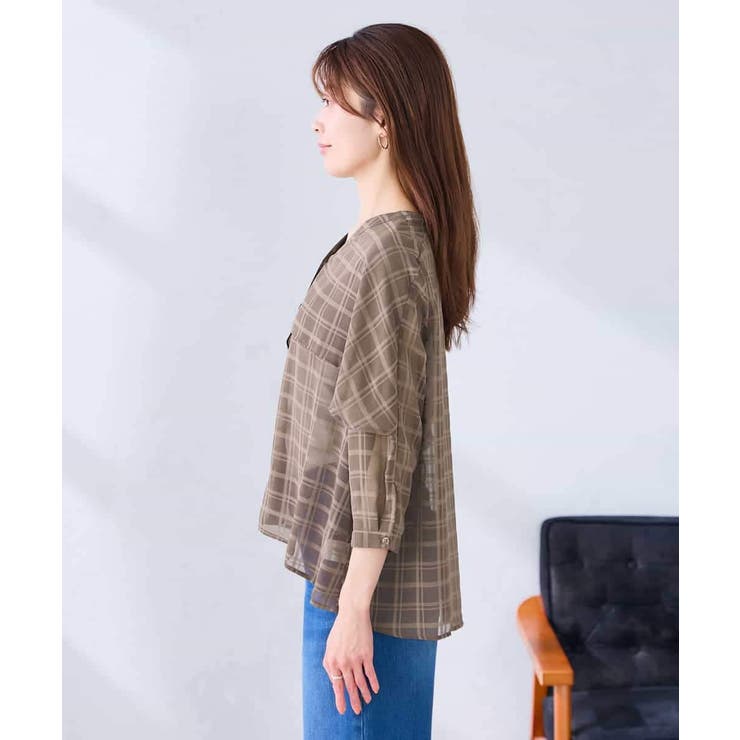 ケープ風シアーブラウス | a.v.v【WOMEN】 | 詳細画像21 