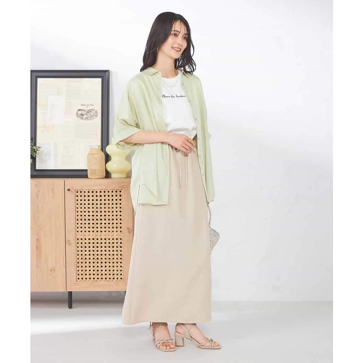 【接触冷感/洗える/イージーケア/毛玉になりにくい】シアータックシャツ | a.v.v【WOMEN】 | 詳細画像18 